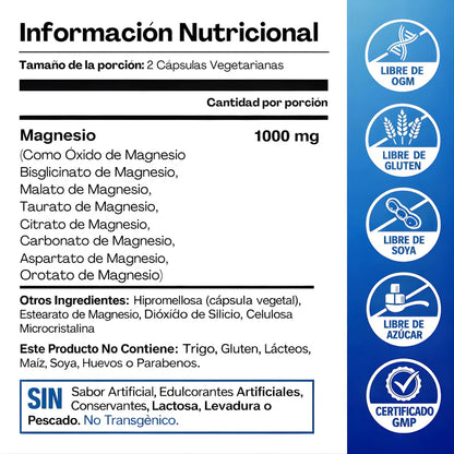 Magnesio Complex™ – 8 en 1 para tu salud y energía diaria.