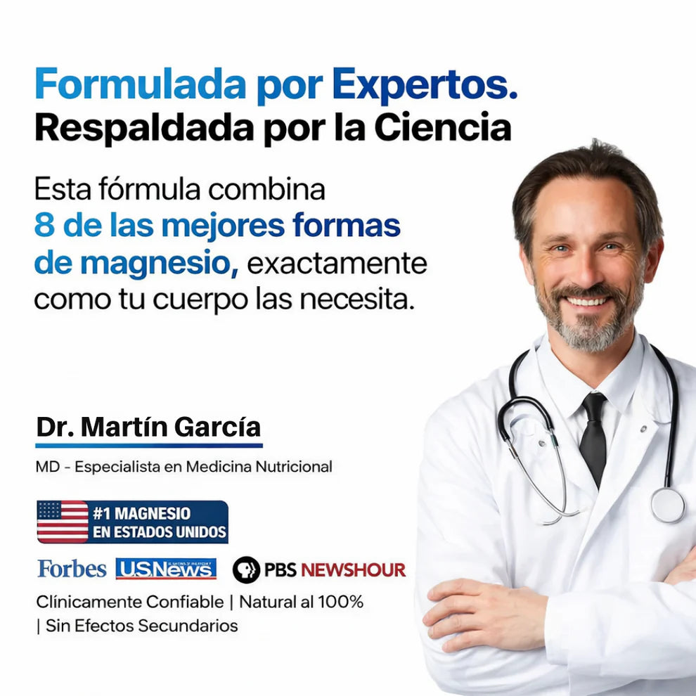 Magnesio Complex™ – 8 en 1 para tu salud y energía diaria.