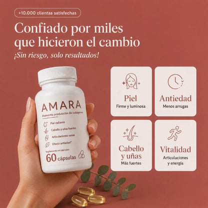 CÁPSULAS ANTIEDAD: Activador de Colágeno/ SOLO POR ESTE MES 2X1