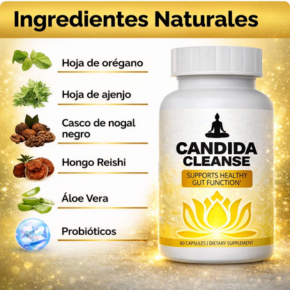 Suplemento Candida Cleanse ® (60 cápsulas)SOLO POR ESTE ES 2X1