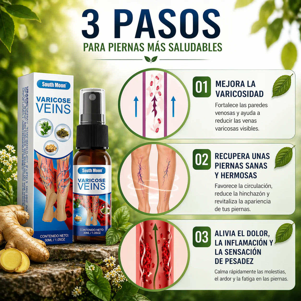 Spray para Varices Youcare® SOLO POR ESTE MES 2X1