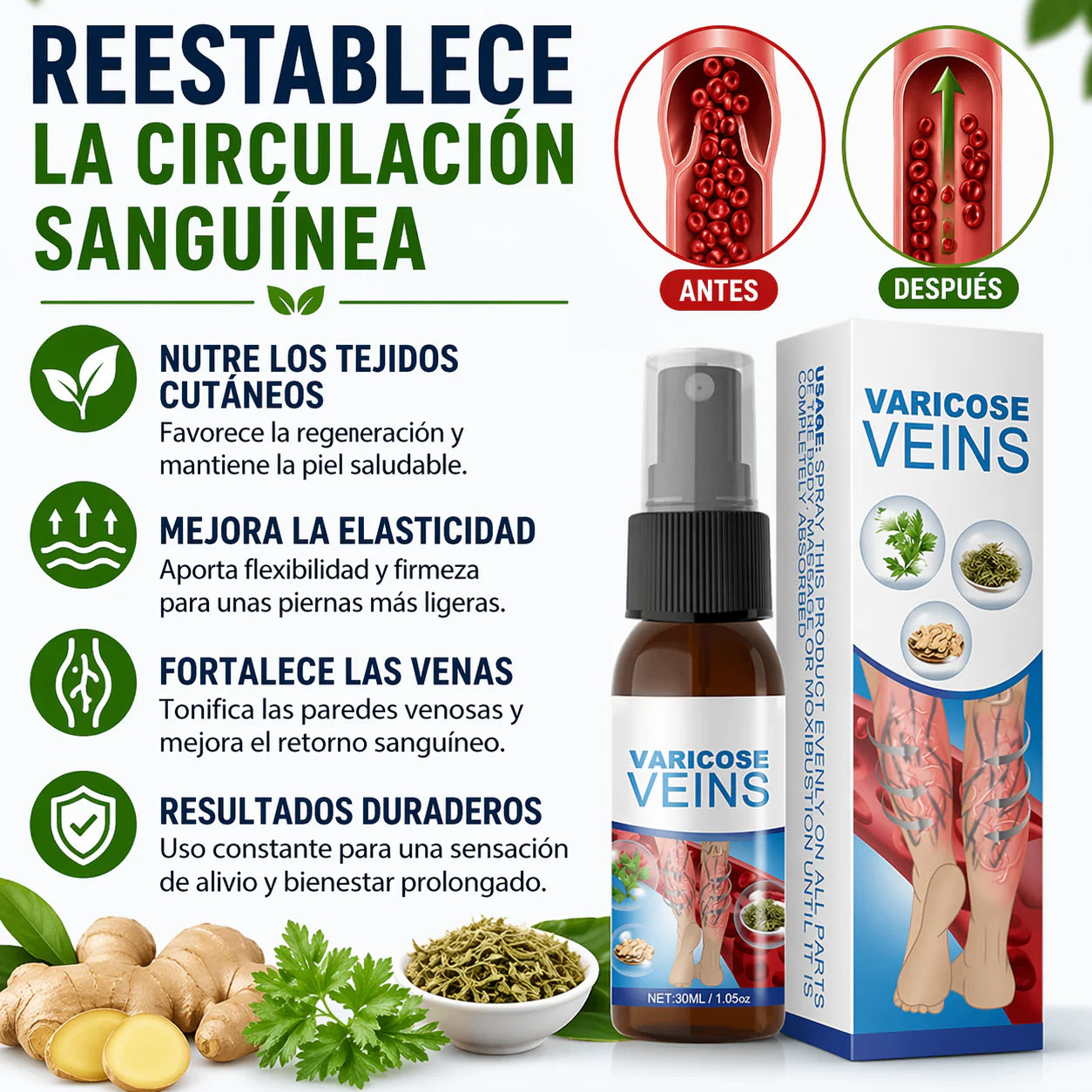 Spray para Varices Youcare® SOLO POR ESTE MES 2X1