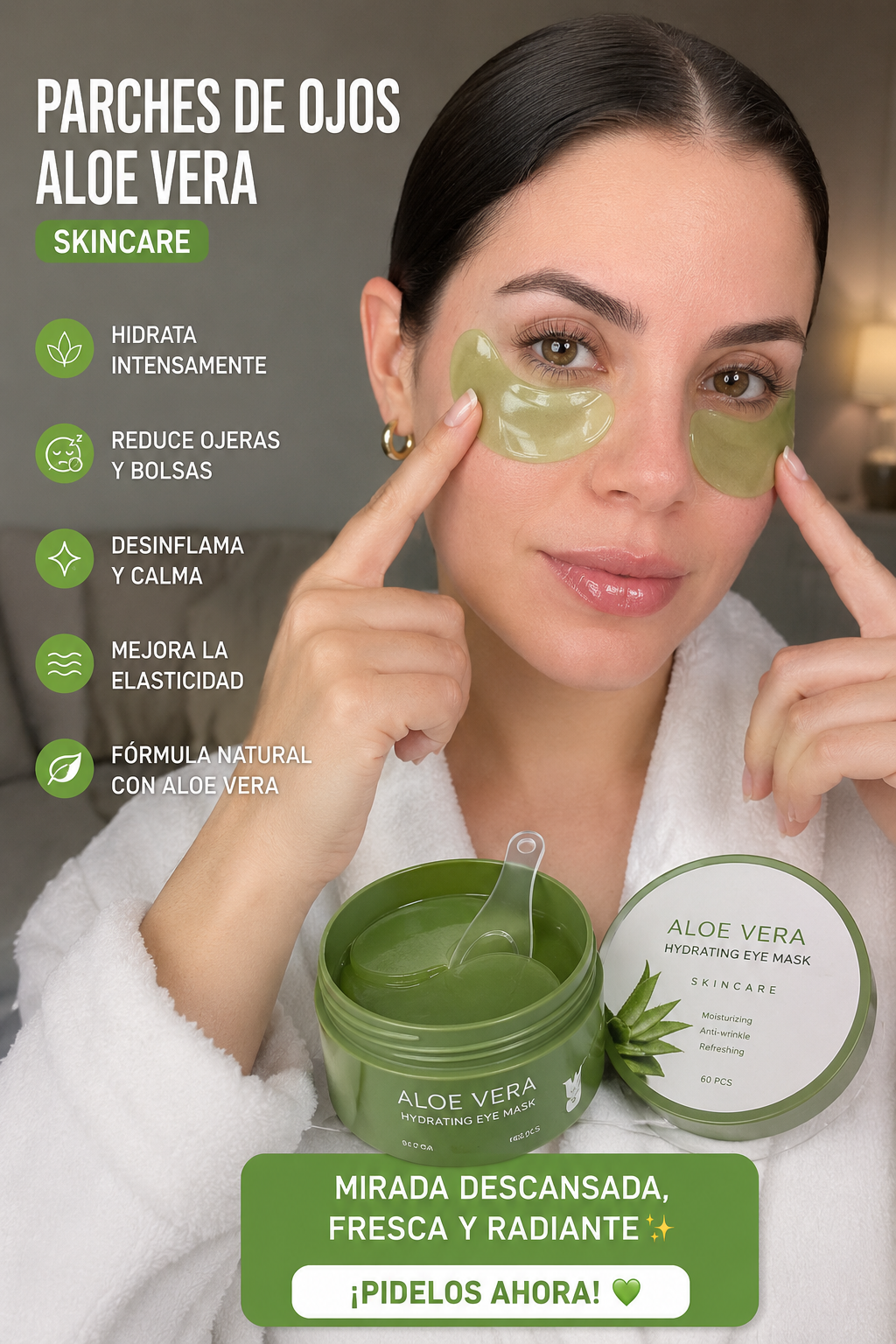 Parches de ojos Aloe Vera Skincare®
