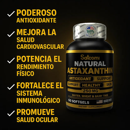 Astaxantina: Recupera el poder de tu vista, piel y energía.