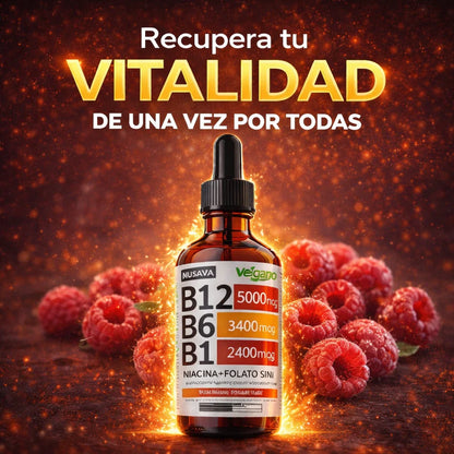 SUPLEMENTO LÍQUIDO DE VITAMINA B12 SOLO POR ESTE MES 2X1