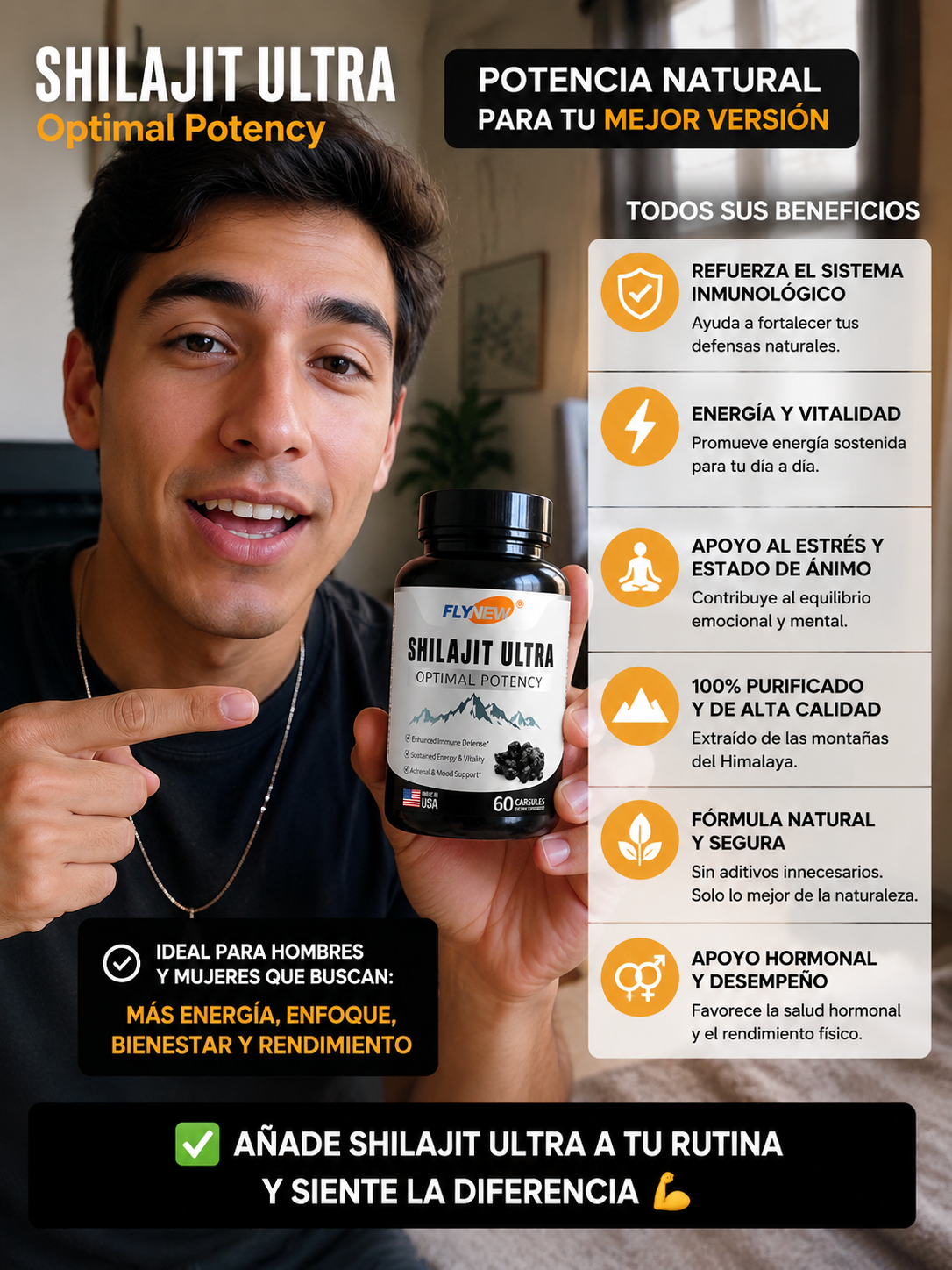 Shilajit Ultra - Recupera tu Potencia Natural - OFERTA 2X1
