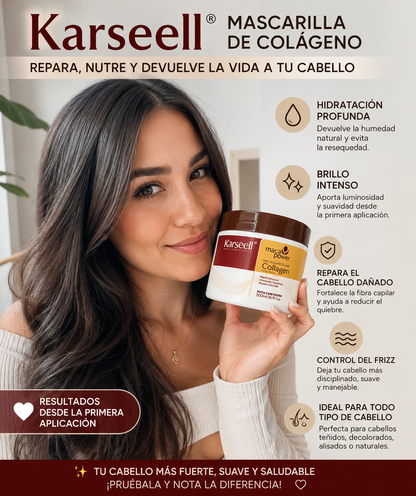 Karseell™ Botox Capilar - EL SECRETO PARA UN CABELLO DE ENSUEÑO 😍50% DE DESCUENTO/SOLO POR ESTE MES 2X1