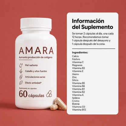 CÁPSULAS ANTIEDAD: Activador de Colágeno/ SOLO POR ESTE MES 2X1