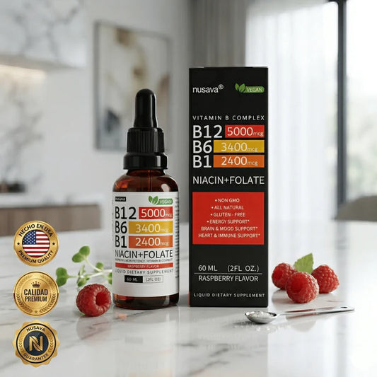 SUPLEMENTO LÍQUIDO DE VITAMINA B12 SOLO POR ESTE MES 2X1
