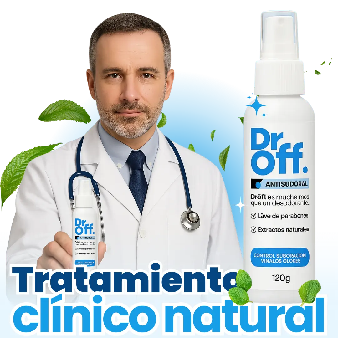 DrOFF🧑‍⚕️Tratamiento médico contra el sudor